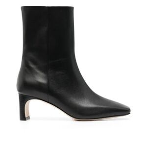 Aeyde Tabitha black square toe ankle boots 40=9